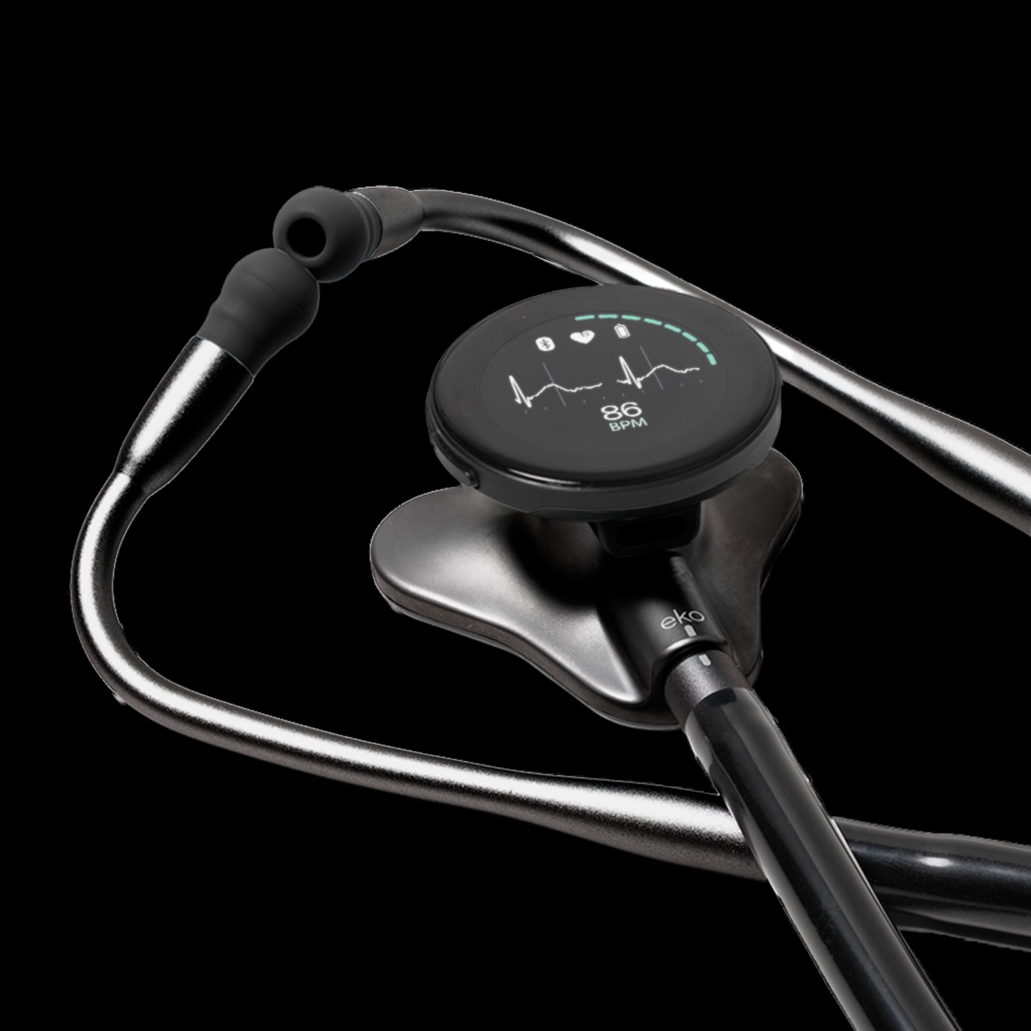 Eko CORE 500 Digital Stethoscope, Black